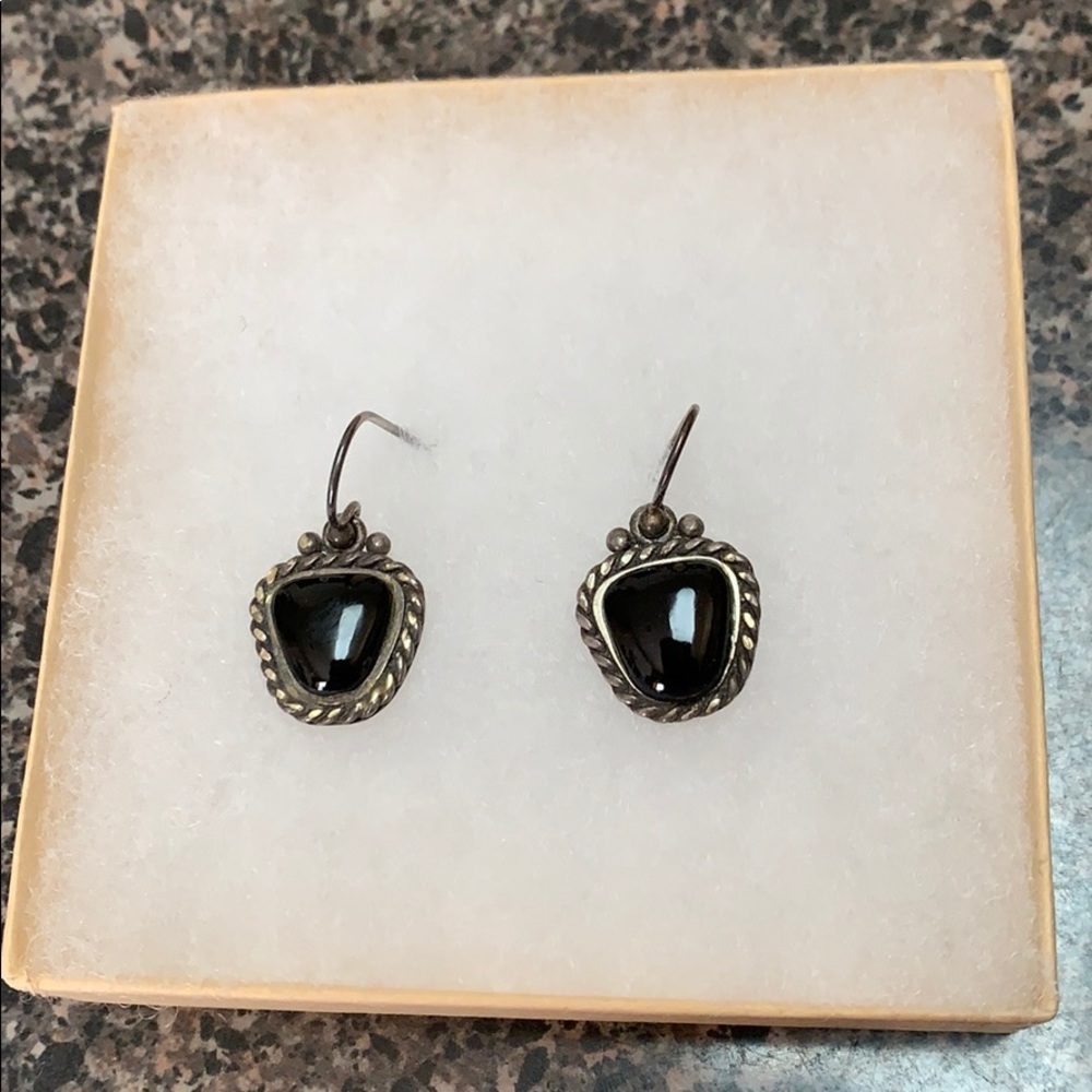 Black earrings